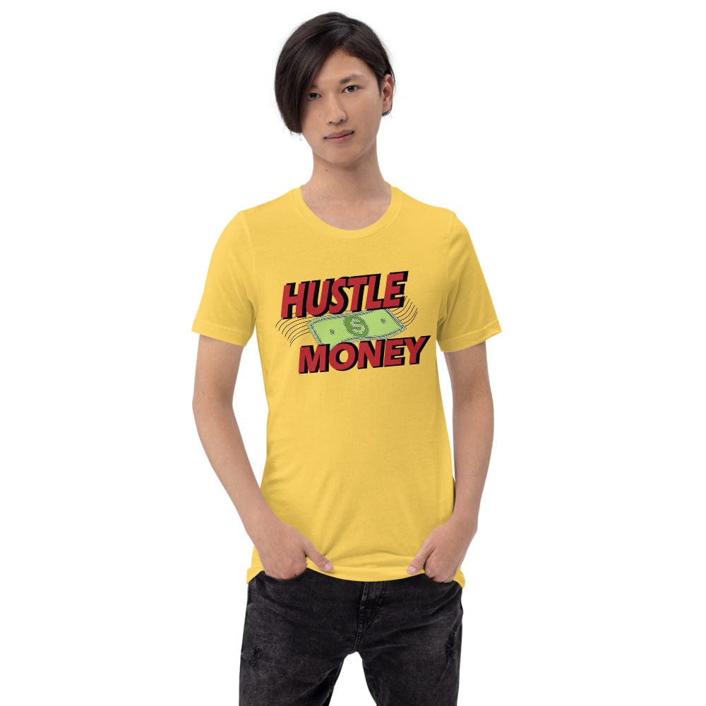 Absolutestacker2 Yellow / S Hustle money Custom T-shirts