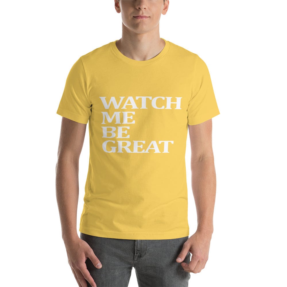 Absolutestacker2 Yellow / S Watch me be great