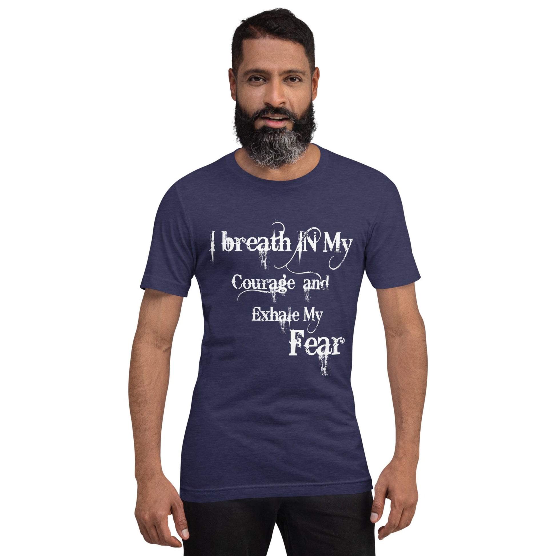 MoneyShot Heather Midnight Navy / XS Breathe in my courage