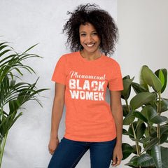 MoneyShot Heather Orange / S Phenomenal Black woman